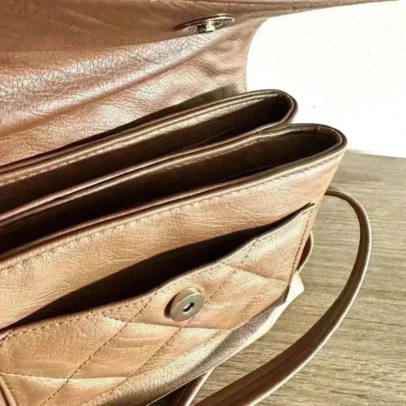 NWT Elegant Crossbody Shoulder Bag Brown - Picture 6 of 6